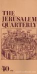 The Jerusalem Quarterly ; Number Forty, 1986